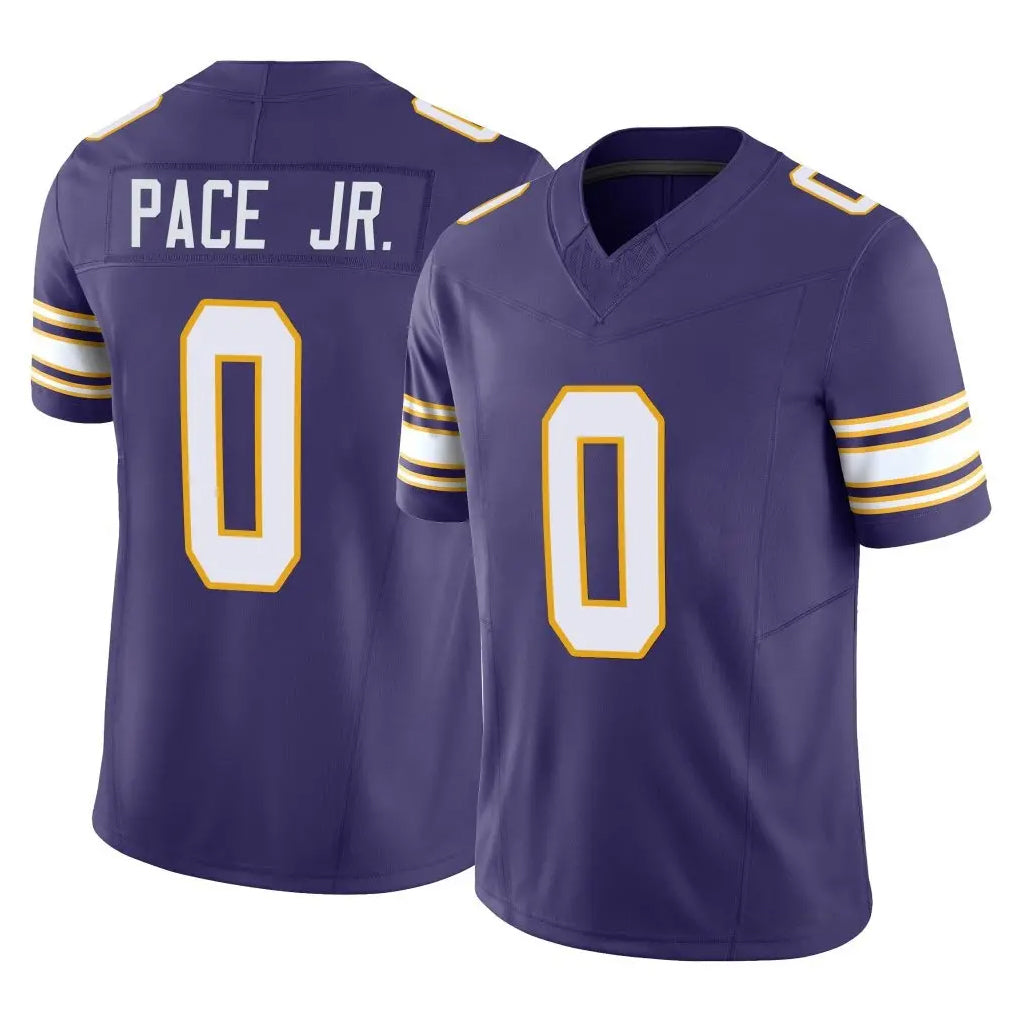 Elroe MN.Vikings #0 Ivan Pace Jr. Player Purple Limited Classic Vapor F.U.S.E. Home Game Stitched Jerseys