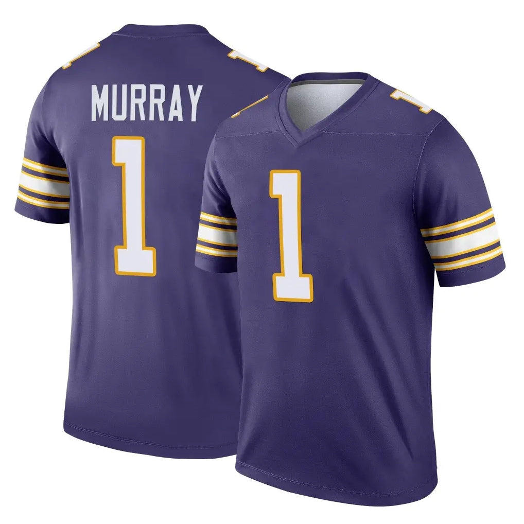 Elroe MN.Vikings #1 Kyler Murray Player Purple Limited Classic Home Game Stitched Jerseys