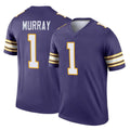 Elroe MN.Vikings #1 Kyler Murray Player Purple Limited Classic Home Game Stitched Jerseys