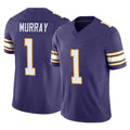 Elroe MN.Vikings #1 Kyler Murray Player Purple Limited Classic Vapor F.U.S.E. Home Game Stitched Jerseys