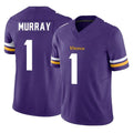 Elroe MN.Vikings #1 Kyler Murray Player Purple Limited Vapor F.U.S.E. Home Game Stitched Jerseys