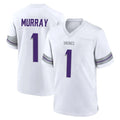 Elroe MN.Vikings #1 Kyler Murray Player White Alternate Home Game Stitched Jerseys
