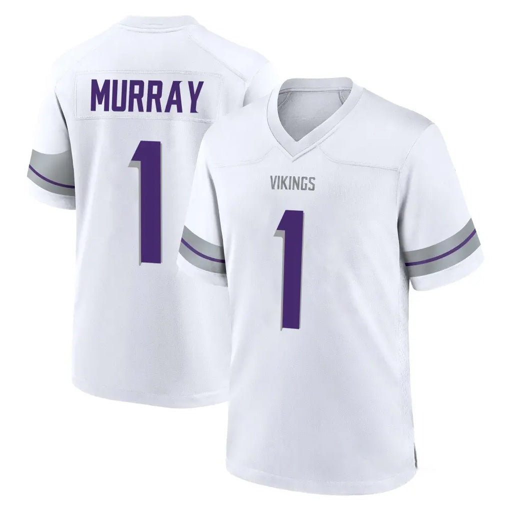 Elroe MN.Vikings #1 Kyler Murray Player White Alternate Home Game Stitched Jerseys