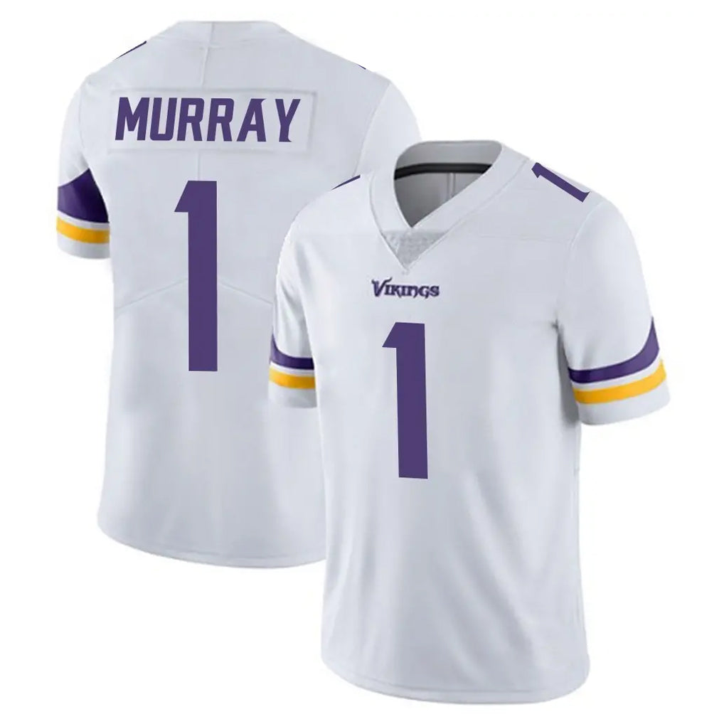 Elroe MN.Vikings #1 Kyler Murray Player White Limited Vapor Untouchable Home Game Stitched Jerseys