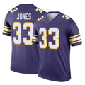 Elroe MN.Vikings #33 Aaron Jones Sr. Player Purple Limited Classic Home Game Stitched Jerseys