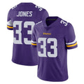 Elroe MN.Vikings #33 Aaron Jones Sr. Player Purple Limited Vapor Untouchable Home Game Stitched Jerseys