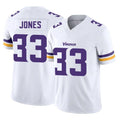 Elroe MN.Vikings #33 Aaron Jones Sr. Player White Limited Vapor F.U.S.E. Home Game Stitched Jerseys