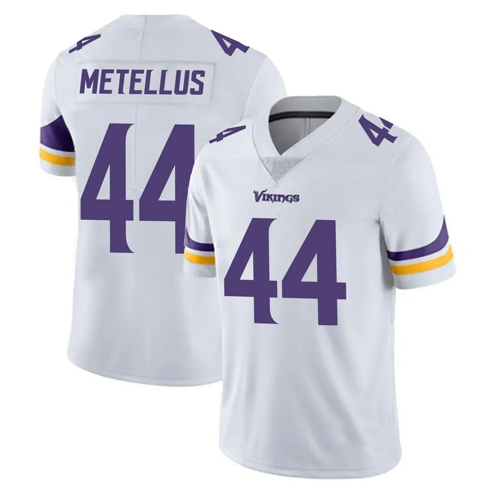 Elroe MN.Vikings #44 Josh Metellus Player White Limited Vapor Untouchable Home Game Stitched Jerseys
