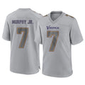 Elroe MN.Vikings #7 Byron Murphy Jr. Player Gray Atmosphere Fashion Home Game Stitched Jerseys