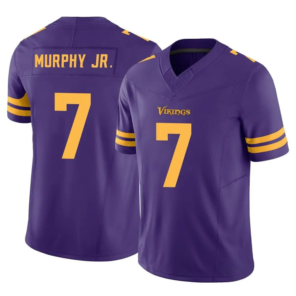 Elroe MN.Vikings #7 Byron Murphy Jr. Player Purple Limited Alternate Vapor F.U.S.E. Home Game Stitched Jerseys