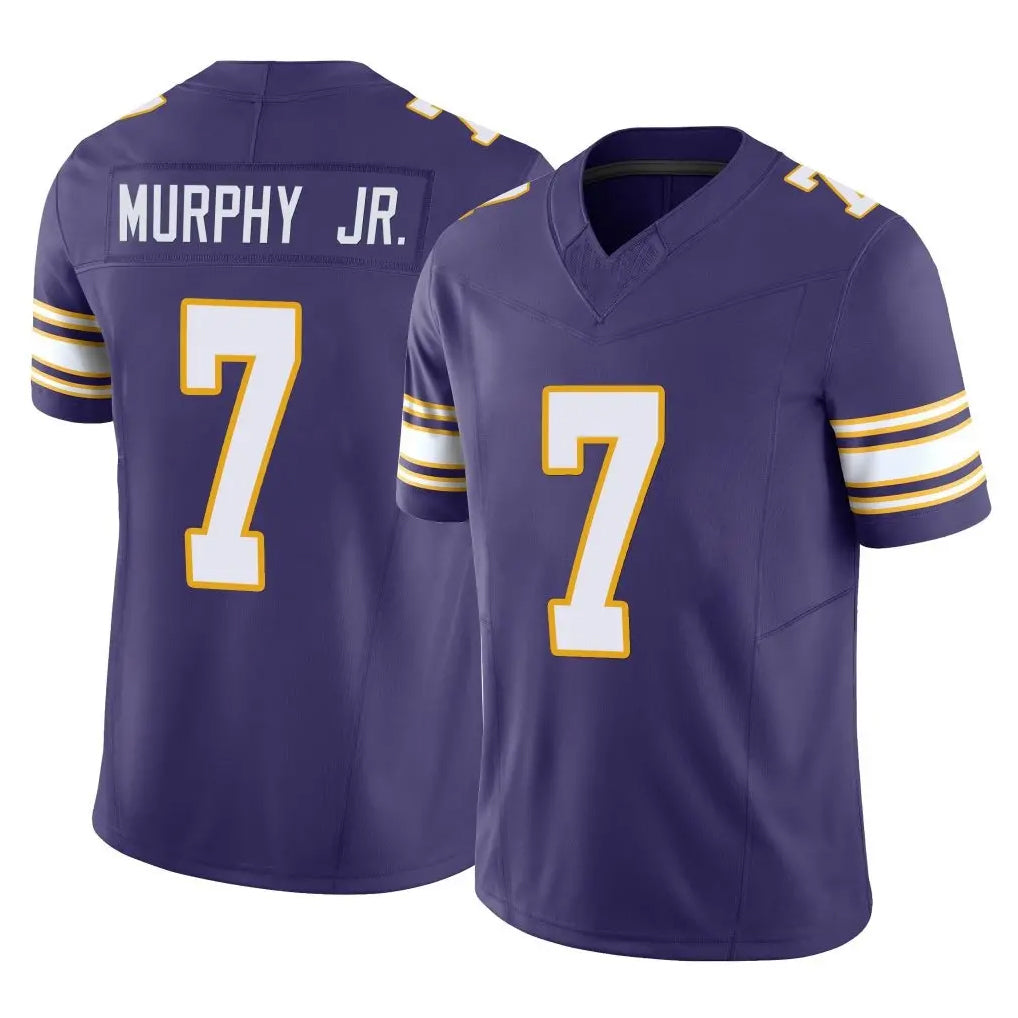 Elroe MN.Vikings #7 Byron Murphy Jr. Player Purple Limited Classic Vapor F.U.S.E. Home Game Stitched Jerseys