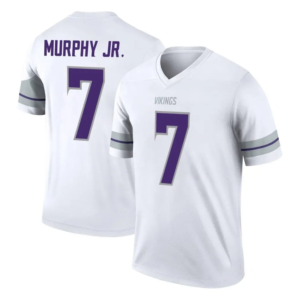 Elroe MN.Vikings #7 Byron Murphy Jr. Player White Alternate Legend Home Game Stitched Jerseys