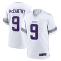 Elroe MN.Vikings #9 J.J. McCarthy White Alternate Game Player American Stitched Jerseys
