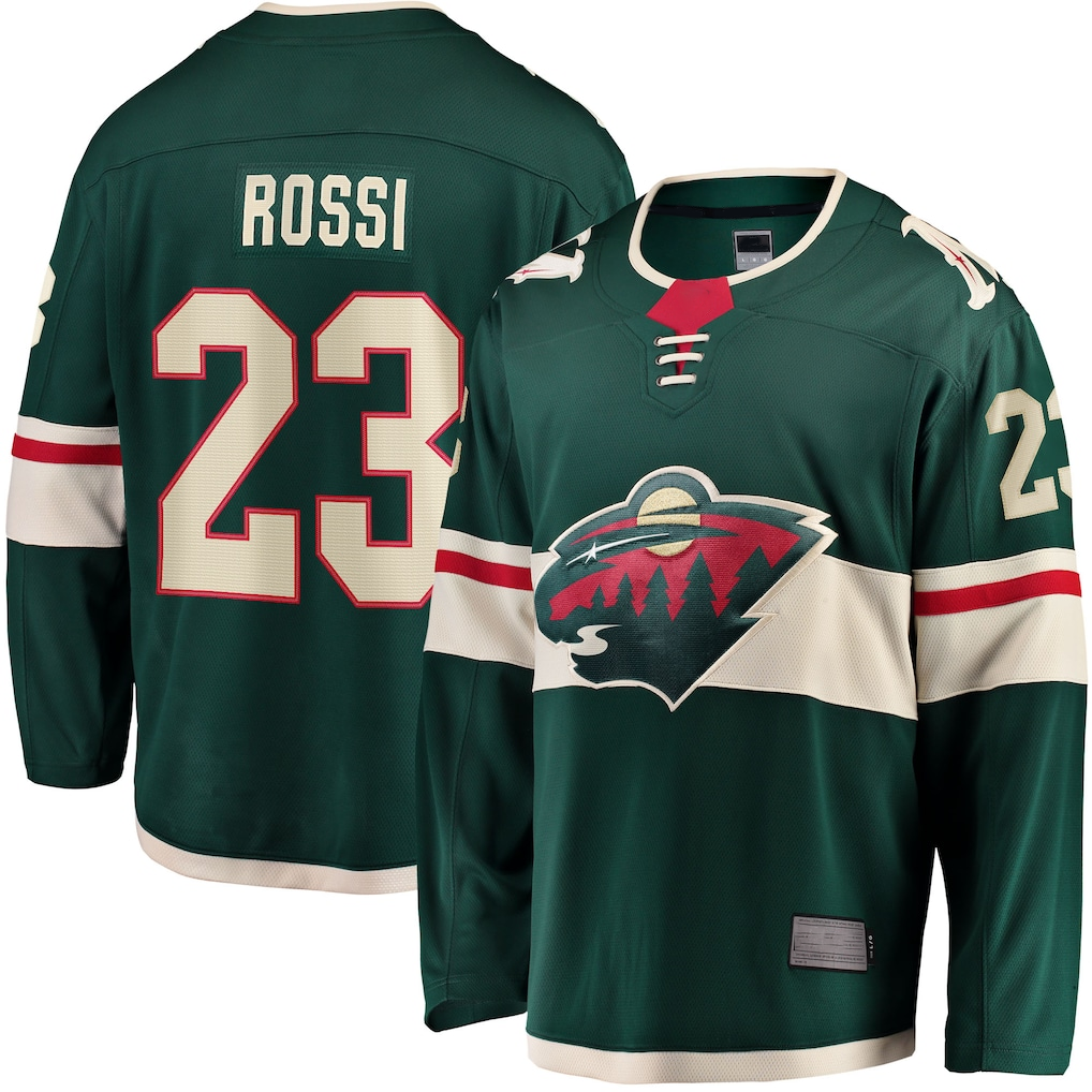 Elroe M.Wild #23 Marco Rossi Green Home Breakaway Player Jerseys