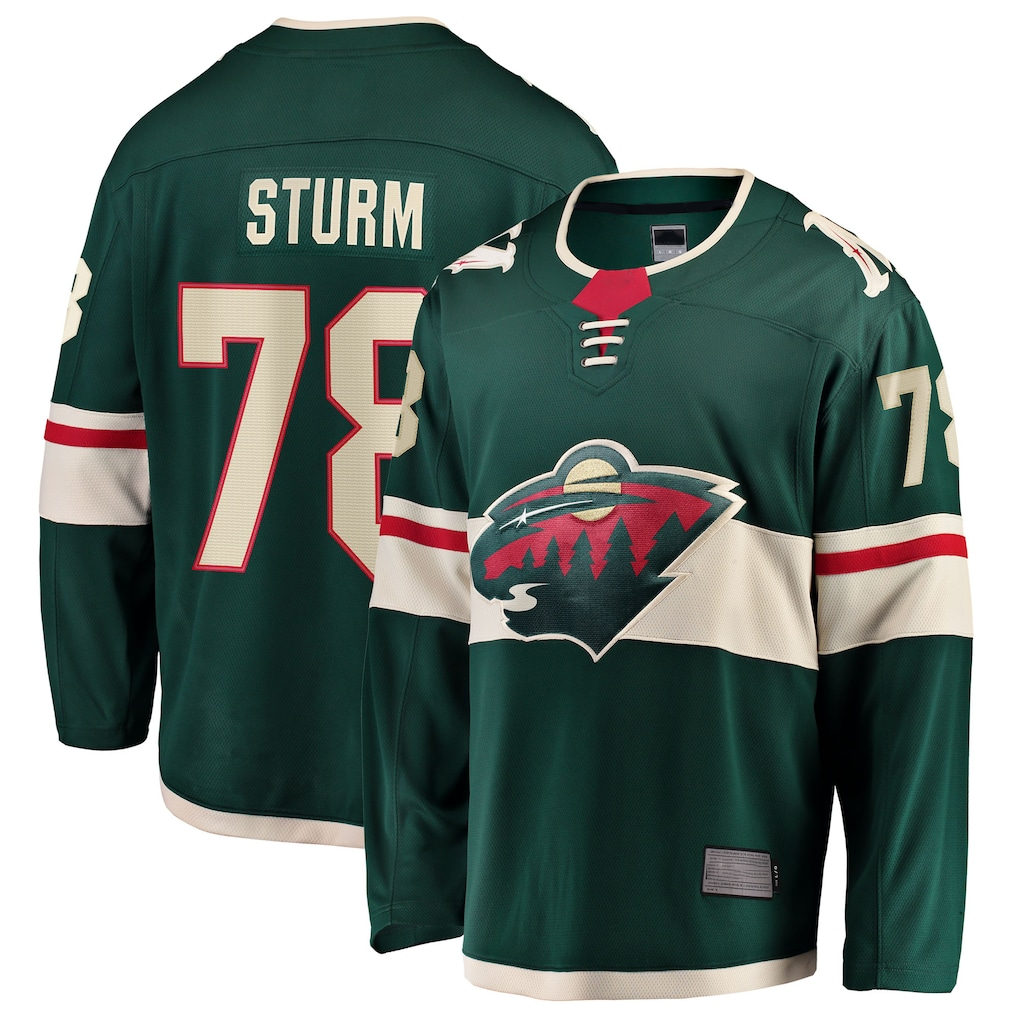 Elroe M.Wild #78 Nico Sturm Green Home Breakaway Jerseys