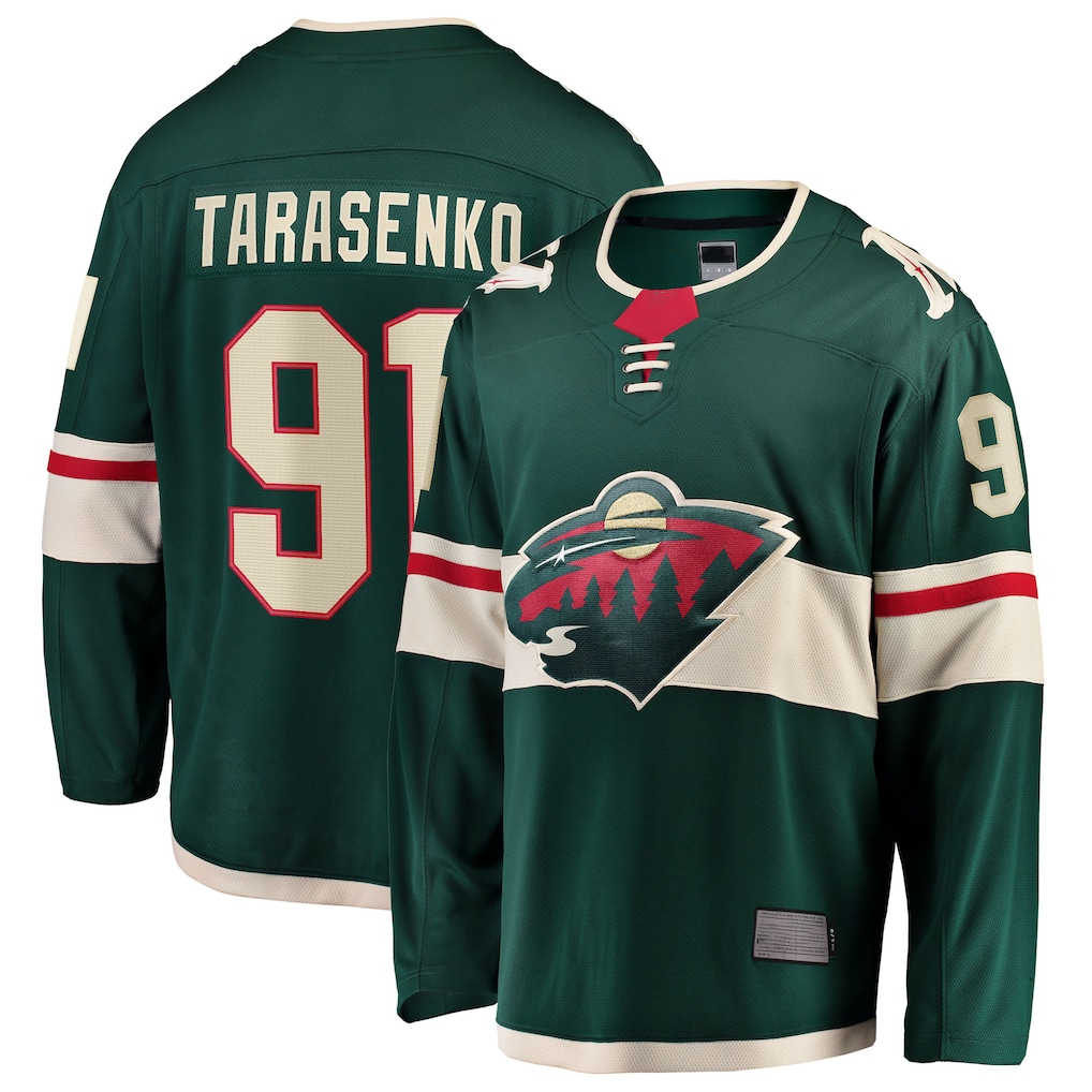 Elroe M.Wild #91 Vladimir Tarasenko Green Home Breakaway Jerseys