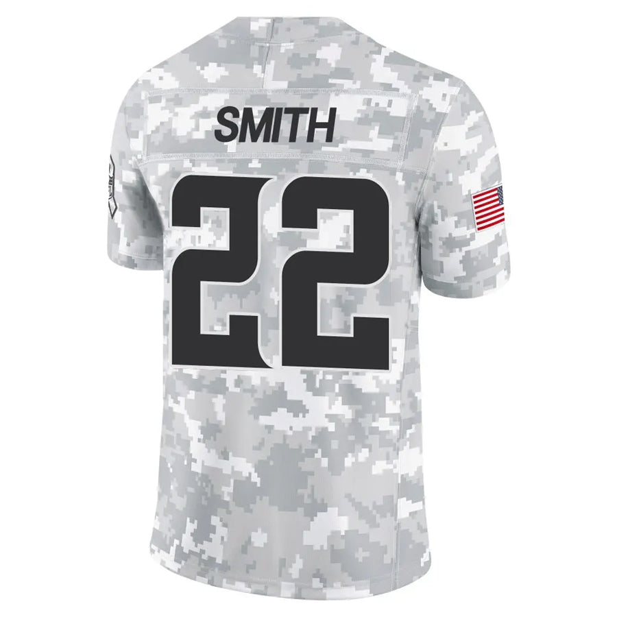 Elroe MN.Vikings #22 Harrison Smith Player Arctic Camo Salute to Service Limited Stitched Jerseys