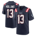 Elroe NE.Patriots #13 Mack Hollins Player Navy Home Game Stitched Jerseys