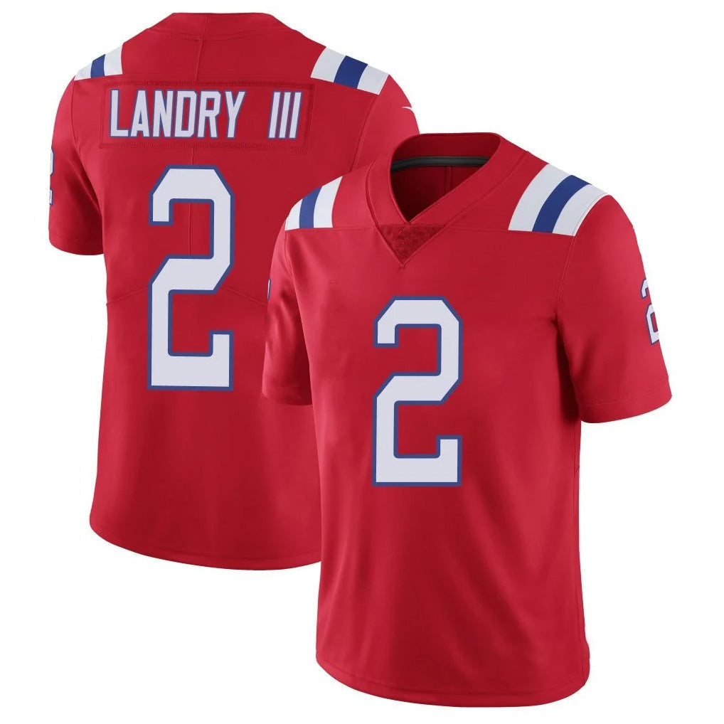 Elroe NE.Patriots #2 Harold Landry III Player Red Vapor Untouchable Home Game Stitched Jerseys