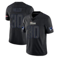Elroe NE.Patriots #30 Jam Miller Player Black Impact LImited Home Game Stitched Jerseys