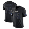 Elroe NE.Patriots #75 Alijah Vera-Tucker Player Black Impact LImited Home Game Stitched Jerseys
