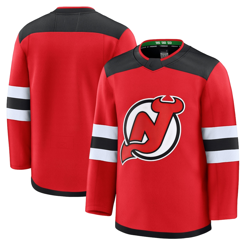 Elroe N.Jersey Devils Red Home Premium Jerseys