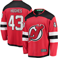 Elroe N.Jersey Devils #43 Luke Hughes Red Home Breakaway Player Jerseys