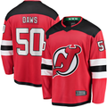 Elroe N.Jersey Devils #50 Nico Daws Red Home Breakaway Player Jerseys