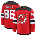 Elroe N.Jersey Devils #86 Jack Hughes Red Home Premium Jerseys