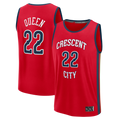 Elroe NO.Pelicans #22 Derik Queen Red Fast Break Replica Player Stitched Jerseys- Statement Edition