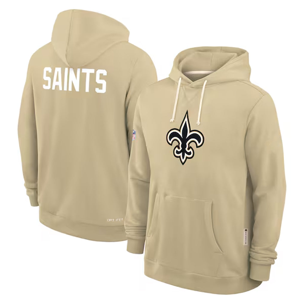 Elroe NO.Saints Gold Pullover Hoodies Limited Blank Player Stitched Jerseys