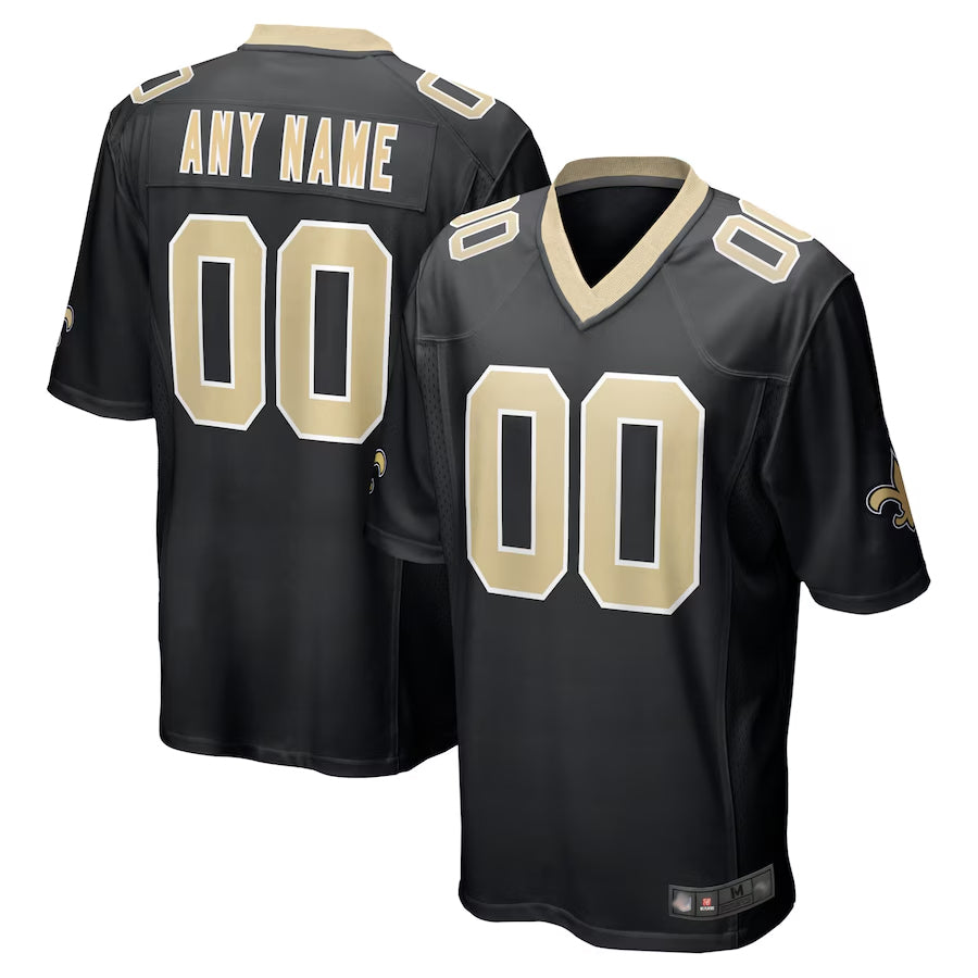 Elroe Custom NO.Saints Home Replica Game Stitched Jerseys