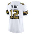 Elroe NO.Saints #12 Chris Olave Player White Vapor Limited Stitched Jerseys