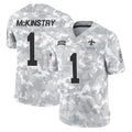 Elroe NO.Saints #1 Kool-Aid McKinstry Player Arctic Camo Salute To Service Limited Game Stitched Jerseys