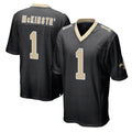 Elroe NO.Saints #1 Kool-Aid McKinstry Player Black Home Game Stitched Jerseys