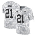 Elroe NO.Saints #21 Justin Reid Player Arctic Camo Salute To Service Limited Game Stitched Jerseys
