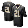 Elroe NO.Saints #21 Justin Reid Player Black Home Game Stitched Jerseys