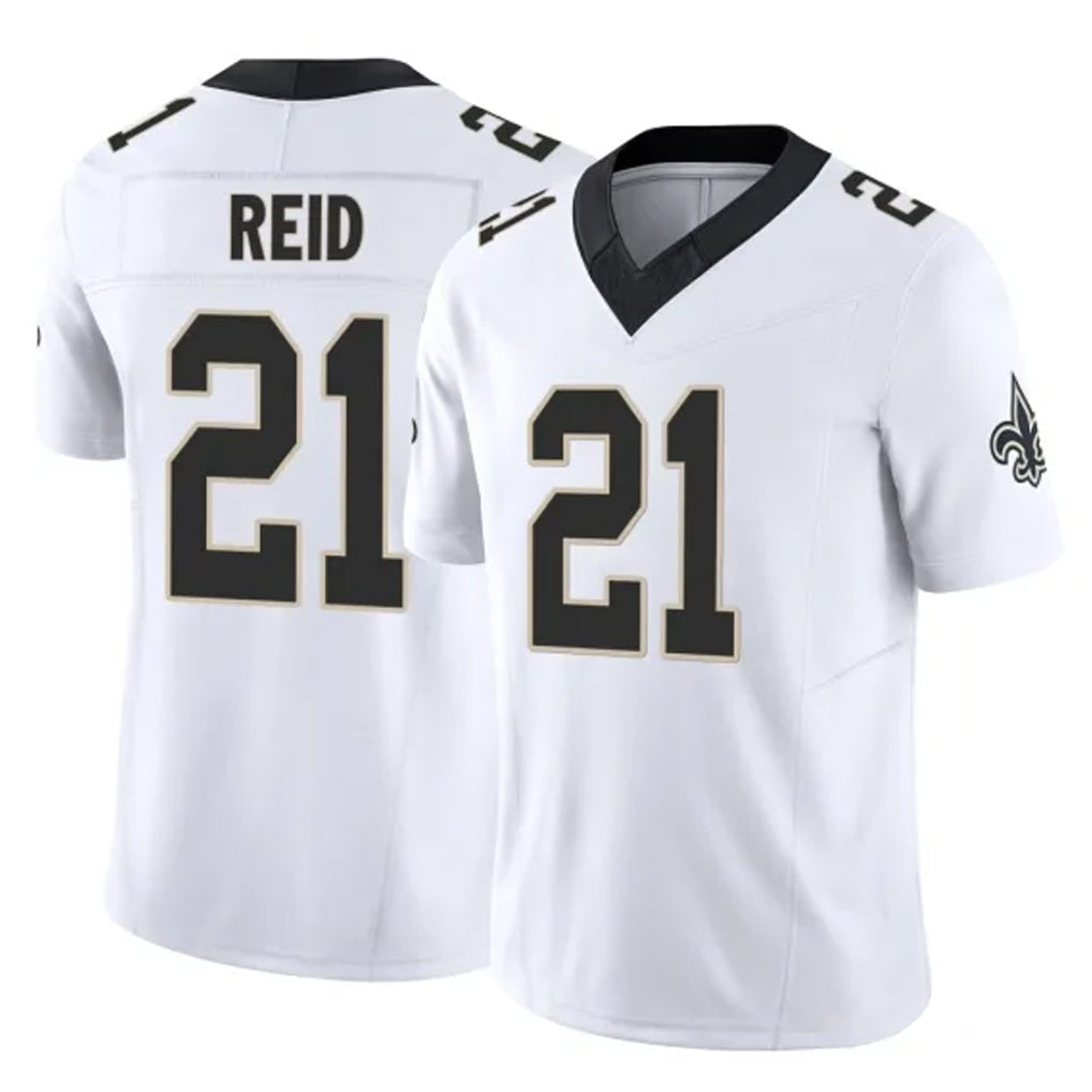 Elroe NO.Saints #21 Justin Reid Player White Limited Vapor F.U.S.E. Home Game Stitched Jerseys