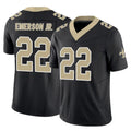 Elroe NO.Saints #22 Martin Emerson Jr. Player Black Limited Vapor F.U.S.E. Home Game Stitched Jerseys