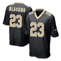 Elroe NO.Saints #23 Julian Blackmon Player Black Home Game Stitched Jerseys