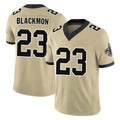 Elroe NO.Saints #23 Julian Blackmon Player Gold Limited Vapor F.U.S.E. Home Game Stitched Jerseys