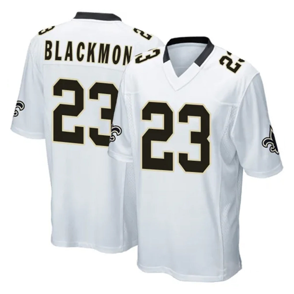 Elroe NO.Saints #23 Julian Blackmon Player White Home Game Stitched Jerseys
