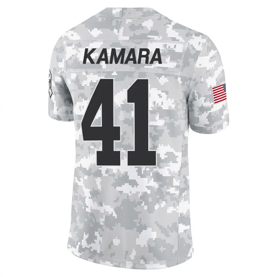 Elroe NO.Saints #41 Alvin Kamara Player Arctic Camo Salute to Service Limited Stitched Jerseys