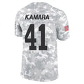 Elroe NO.Saints #41 Alvin Kamara Player Arctic Camo Salute to Service Limited Stitched Jerseys