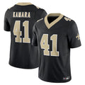 Elroe NO.Saints #41 Alvin Kamara Player Black Black Vapor F.U.S.E. Limited Stitched Jerseys