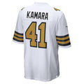 Elroe NO.Saints #41 Alvin Kamara Player White Alternate Game Stitched Jerseys