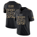 Elroe NO.Saints #55 Kaden Elliss Player Black Impact Limited Home Game Stitched Jerseys