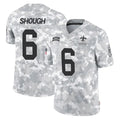 Elroe NO.Saints #6 Tyler Shough Player Arctic Camo Salute To Service Limited Game Stitched Jerseys