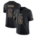 Elroe NO.Saints #6 Tyler Shough Player Black Impact Limited Home Game Stitched Jerseys