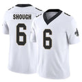 Elroe NO.Saints #6 Tyler Shough Player White Limited Vapor F.U.S.E. Home Game Stitched Jerseys
